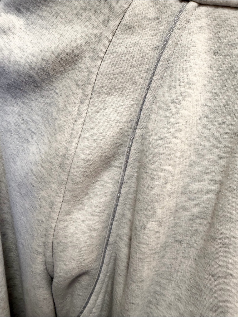 Lululemon scuba oversized half zip fleece lined hoodie plush gray grey - Picture 3 of 6